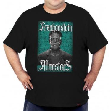 Imagem de Camiseta Plus Size Frankenstein Filme Terror Série - King Of Geek, XG,
