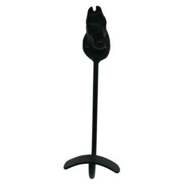 Imagem de Suporte de chapéu cabeça cavalo preto organizador gancho pendurador ca
