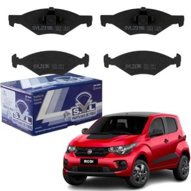 Imagem de Jogo 4 Pastilhas de Freio Dianteira Fiat Mobi 1.0 após 2016 - SYL, PAS