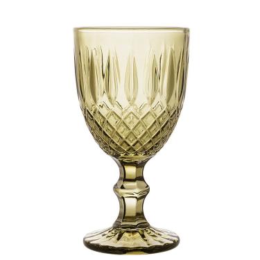 Imagem de Conjunto 6 Taças de Água de Vidro Greek Verde 345ml 28782 - Wolff