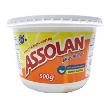Imagem de Sabão Em Pasta Neutro 500g Assola - Assolan, Sabão Sabonete Detergente