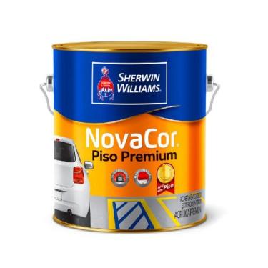 Imagem de Tinta novacor piso premium fosco vermelho segurança liso 95 3,6l - 000
