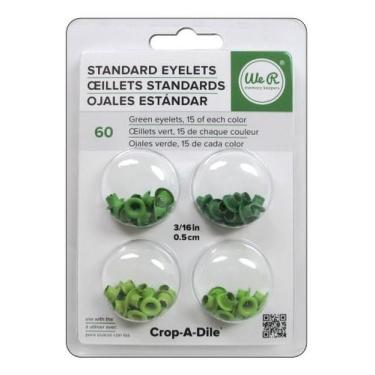Imagem de Eyelets Standard Wer Memory Keepers-contém 60 Ilhoses Green - WE R MEM