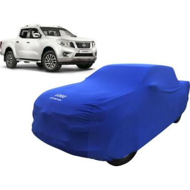 Imagem de Capa Automotiva Para Nissan Frontier Se Tecido Helanca Lycra - Mz, Azu