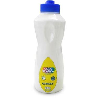 Imagem de Cola escolar branca 500g acrilex