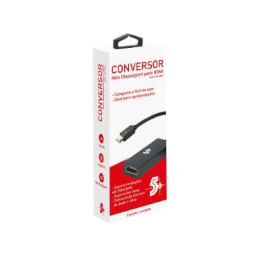 Imagem de Conversor Video Mini Displayport Para Hdmi 15Cm thunderbolt - 5+