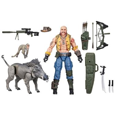 Imagem de G.I. Joe Classified Series #125, Dreadnok Gnawgahyde and Pets Porkbelly & Yobbo, Collectible 6-Inch Action Figure with 16 Accessories
