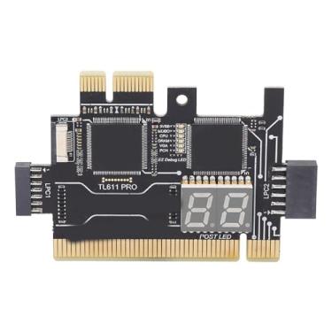 Imagem de Placa de Depuração Placa Principal TL611 Pro, Kit de Diagnóstico E Analisador para PC, Cartão Postal de 4 Dígitos Com Indicadores LED para Laptop, PCI E, Teste de Placa-mãe de