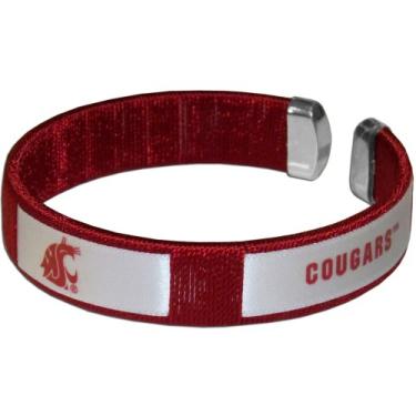 Imagem de Pulseira de fã NCAA Siskiyou Sports Fan Shop Washington State Cougars tamanho único cor da equipe