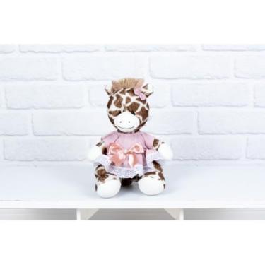 Imagem de PELUCIA SAFARI GIRAFA PROVENCE 22 CM - VESTIDO COM LESE (rosê liso)