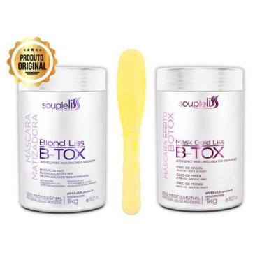 Imagem de Kit Botox Soupleliss Mask + Mask Blond 2x1000g