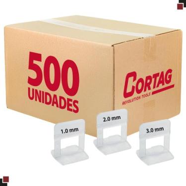 Imagem de Espaçador Nivelador Para Pisos e Porcelanato Caixa C/500 Peças Cortag,