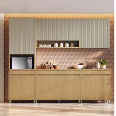Imagem de Cozinha Modulada 5 Peças com Tampo 100 MDF Simone Mendes Nesher