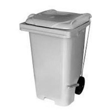 Imagem de Lixeira Contêiner 120 Litros Com Pedal Lateral Tipo Gari - JSN
