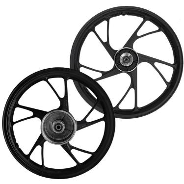 Imagem de Par Roda Pe De Galinha Titan 150 Disco Shiver TRASEIRA + DIANTEIRA