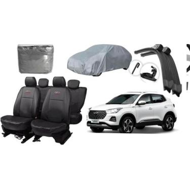 Imagem de Conjunto de capa Tiggo 5X Pro + capa cobrir brisa - iron tech