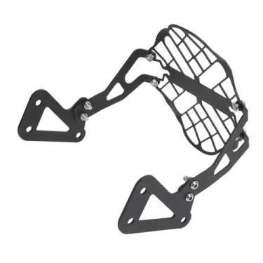 Imagem de Substituição Grade Dos Faróis para PG-1 2023+, Preto de Alumínio de Alumínio Mesh Churrasqueira de Churrasqueira, Protetor de Máscara de Lâmpada Frontal de Motocicleta