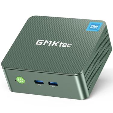Imagem de GMKtec Mini PC N150 (Atualizado N100) Windows 11 Pro Pré-Instalado, 16 Gb De Ram Ddr4, 512 Gb De Ssd Pcie M.2, Computador De Mesa 4K Dual Hdmi/Usb3.2/Wifi 6/Bt5.2/2.5Gbe Rj45 Para E