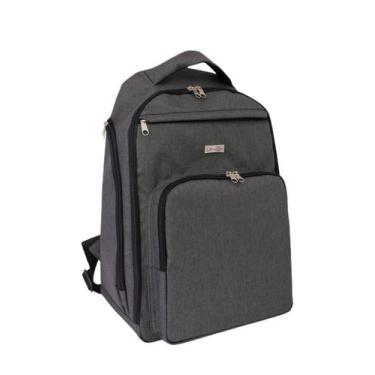 Imagem de Mochila viagem para notebook 17 com 6 divisões - mn4260 - LS Bolsas
