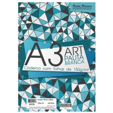 Imagem de Bloco Tecnico Sem Margem Desenho A3 Art Pauta Branca 20f.br 150g - Rev