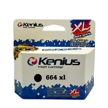 Imagem de Cartucho de Tinta 664XL Preto Compativel Para  DeskJet Ink Advantage 4