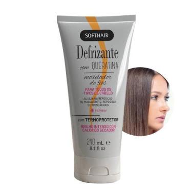 Imagem de Mousse Anti-frizz Defrizante Protetor Térmico Queratina Soft Hair 240m