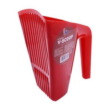 Imagem de Pá Higiênica V-Scoop Furba Vermelha para Gatos - Pet Injet