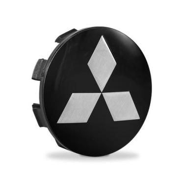 Imagem de Calota Roda Mitsubishi Triton L200 Tr4 Preta Lisa 55mm - GFM