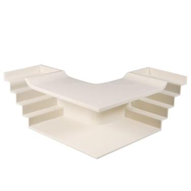 Imagem de LingoFoto Aquário Undergravel Túnel de Peixes Caverna Túnel de Peixes Esconder Caverna Canto de Peixes Decorações de Aquário sob Cascalho Túnel de Visualização Caverna de Peixes para Esconderijo de