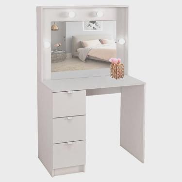 Imagem de Penteadeira Camarim com Espelho 3 Gavetas Los Angeles