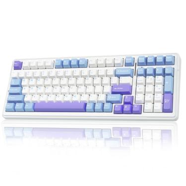 Imagem de Teclado mecânico sem fio aula F99 Bluetooth 5.0/2.4GHz