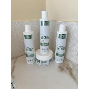 Imagem de KIT Shampoo, Condicionador, máscara e gelatina para Cabelos Cacheados, Curvaturas 2, 3 e 4 Dicachos 300ml