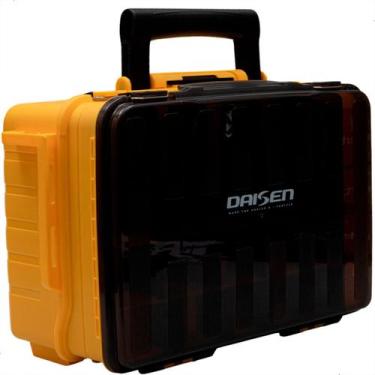 Imagem de Estojo Organizador Pesca Daisen Estojo 26 Divisorias Maleta, Amarelo