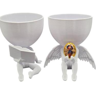 Imagem de Kit Decoração Nossa Senhora Desatadora Nos + Lendo Biblia - Point da F