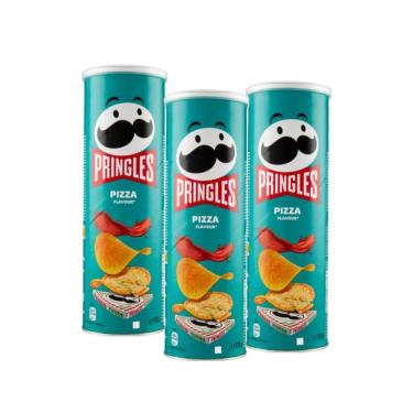 Imagem de Batata Pringles Pizza Importada 175g - 3 unidade
