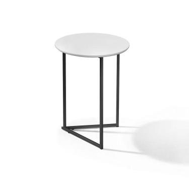 Imagem de Mesa Lateral Decorativo Redonda Luxo Jade