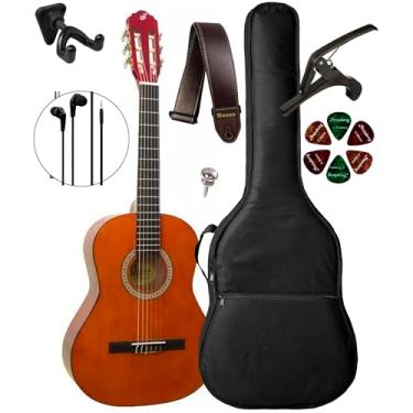 Imagem de Violão Giannini Start N-14 N + Capa Luxo, Suporte Ibox SPF E Acessórios