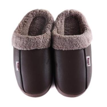Imagem de Pantufa Masculina Forrada Zariff 200638 Cafe-Masculino