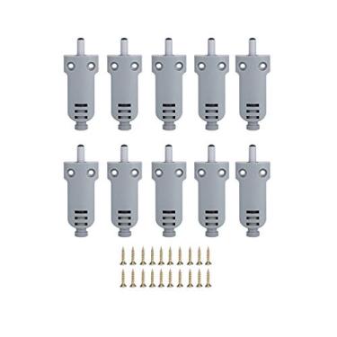 Imagem de Armário Porta Buffer Heavy Duty Ajustável Amortecimento Bumper Reinforced Mudo para Home Wardrobe Armário de Cozinha Plástico ABS 66x35x18mm 10Pcs