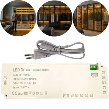 Imagem de Fonte Driver P/ Sistema Marcenaria Sensores 12v 8.3a 100w - MB