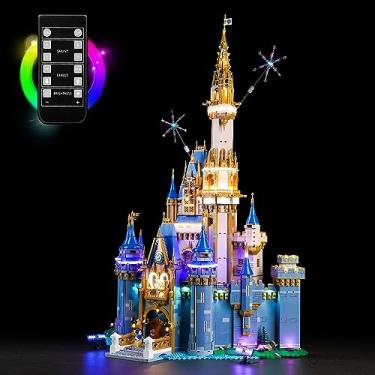 Imagem de LocoLee LED Light Kit Compatible with Lego Castle, Upgraded Version Remote Control Creative Lighting Set Accessories Compatible with Lego Ideas 43222 for Fans (Lights Only, No Models)
