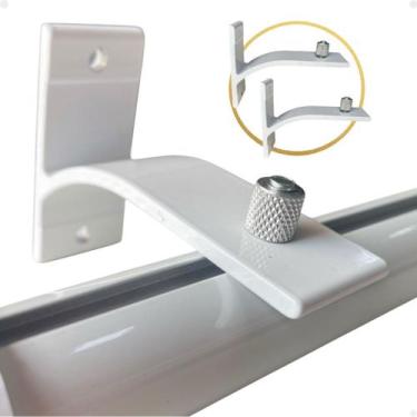 Imagem de Kit 2 Suportes Inove 100% Aluminio Trilho Suíço Ou Varão Wave - Varias