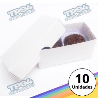 Imagem de Caixa para 2 Brigadeiros - Pacote c/ 10 unidades - TP94 Embalagens, Kr