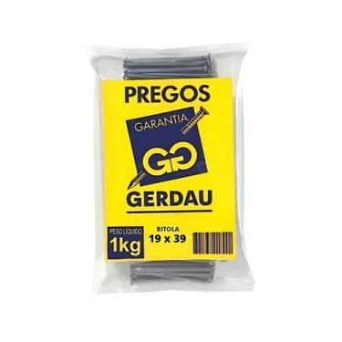 Imagem de Prego Polido com Cabeça 19x39-3.1/2x9 1kg Gerdau