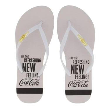 Imagem de Chinelo Coca Cola New Resheshing Feminino Branco