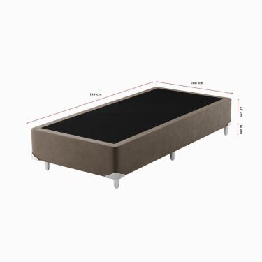 Imagem de Base Box Solteirão 108x198cm Tabaco