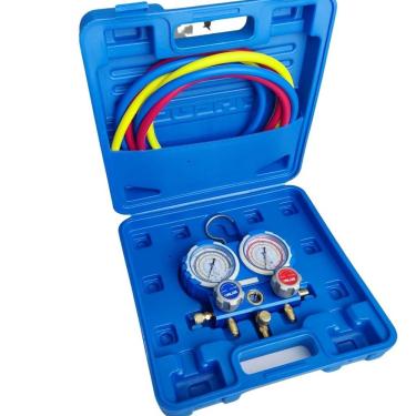 Imagem de Manifold R22-r134a-407c-410a Com Mangueira 1.2m Manômetro 68