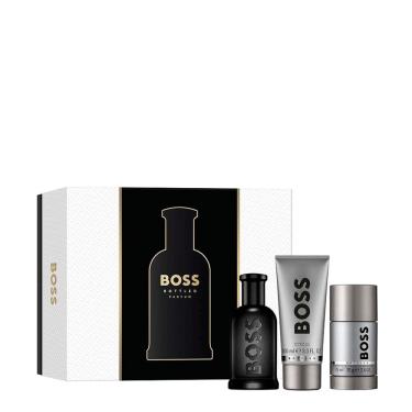 Imagem de Kit Boss Bottled Men - Parfum 100ml + Shower Gel 100ml + Desodorante 75ml
