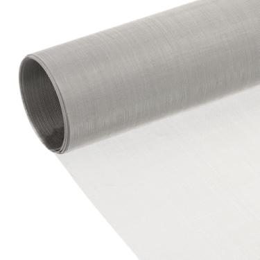 Imagem de PATIKIL Malha de arame 80 15,7" x 47,2" (120 x 40 cm) Folha de tela de filtro de aço inoxidável 304 para partículas finas de pó de filtragem de máquinas industriais, furo de 0,2 mm