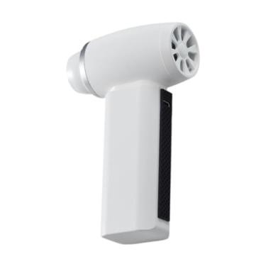 Imagem de IEUDNS Ventilador portátil, soprador de ar, secador de cabelo multifuncional para teclados externos e internos de computador, Branco